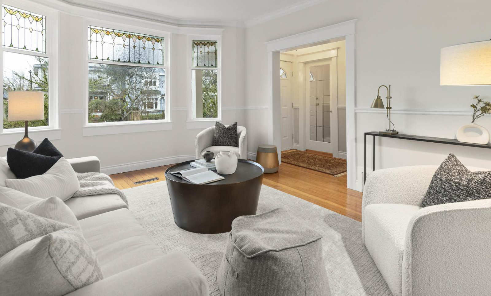 Living room cleaning service in Mount Pleasant, Vancouver